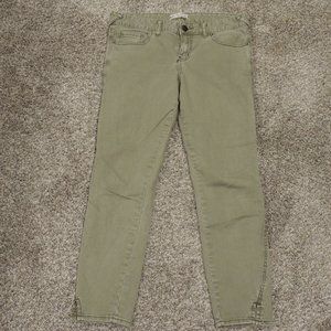 Free People Skinny Jeans Green